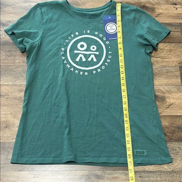 Life is Good Green T-Shirt brand new with tags size large - Picture 2 of 4